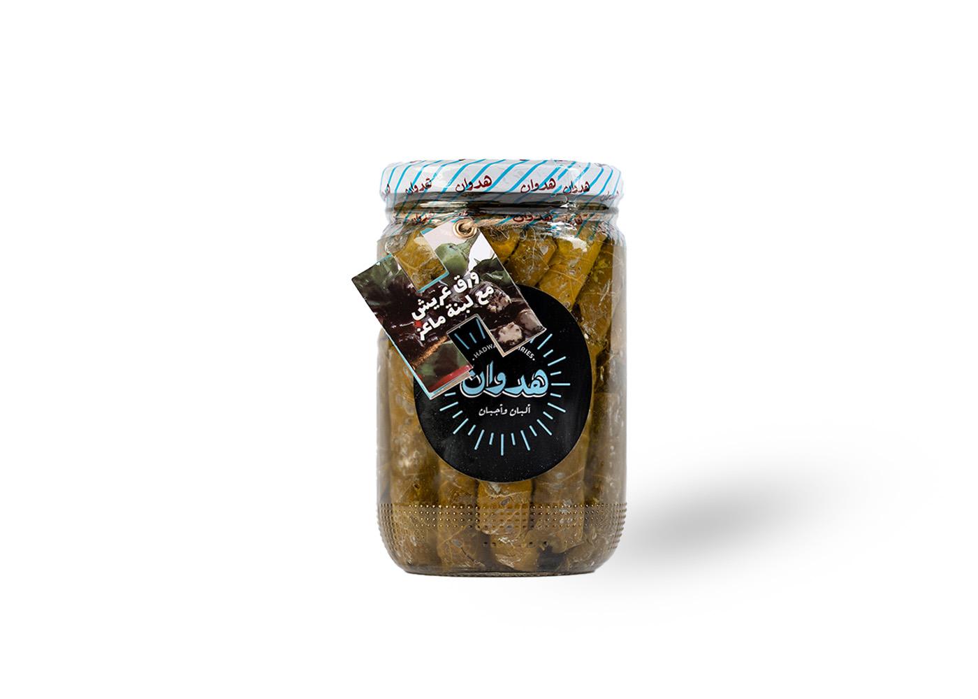 Vine Leaves Stuffed with Goat Labneh in Olive Oil